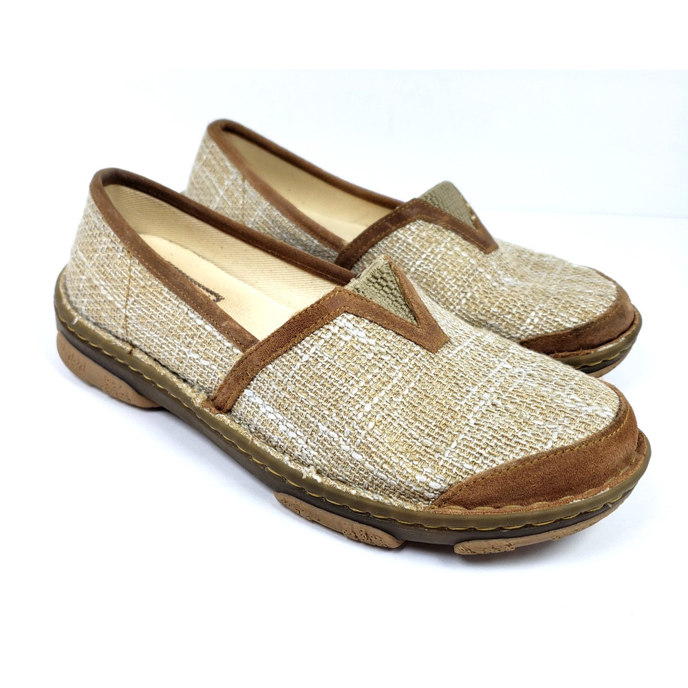 Tony Lama Boots Renata Womens Size 7 Beige Slip On Casual Loafer Shoes TLC105L